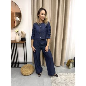 Kék elegáns szett gombokkal