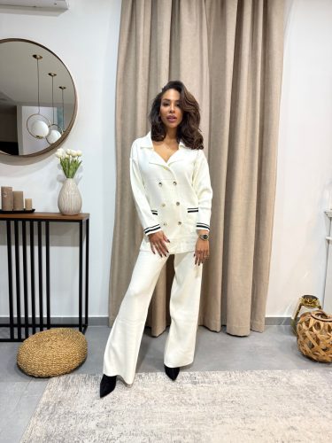 Fehér-fekete elegáns szett